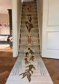 Flatweave wool Stairrunner, light, 60x700cm
