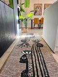 Natural wool runner, Nala, 75x260cm
