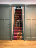 Handtufted wool Stairrunner, Naja Naja 60x740